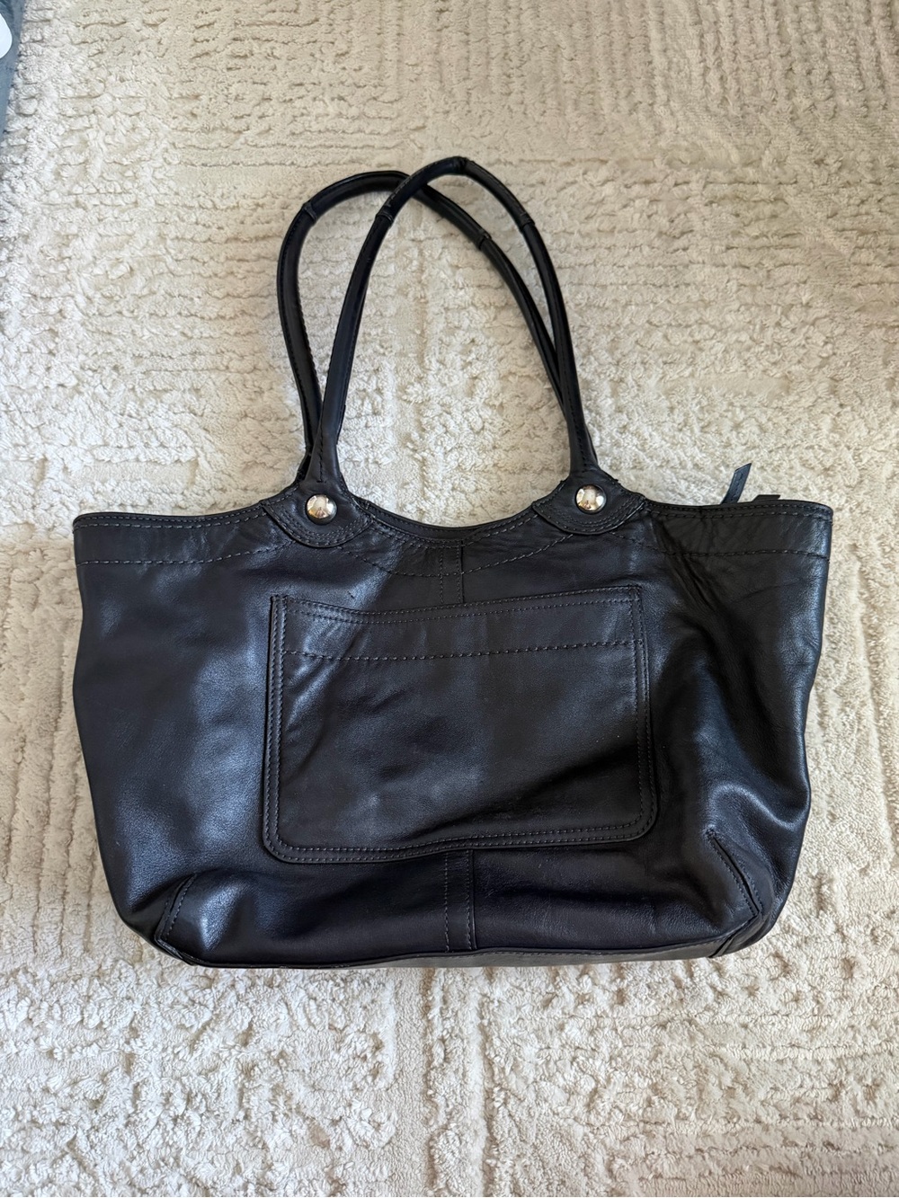 Coach Classic Black Leather Women’s Tote Bag